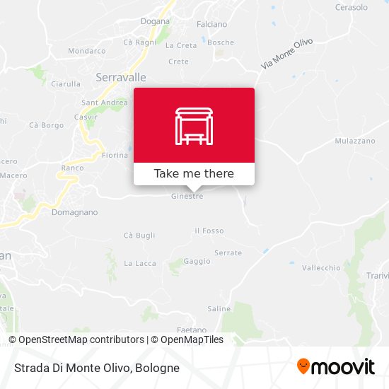 Strada Di Monte Olivo map