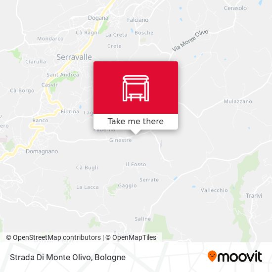Strada Di Monte Olivo map