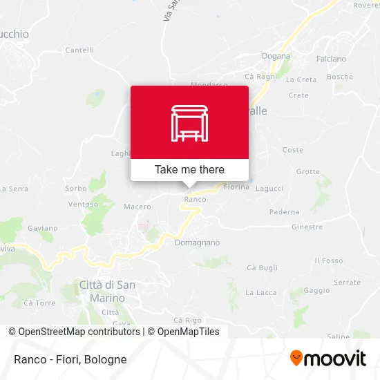 Ranco - Fiori map