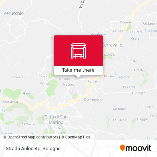 Strada Auloceto map