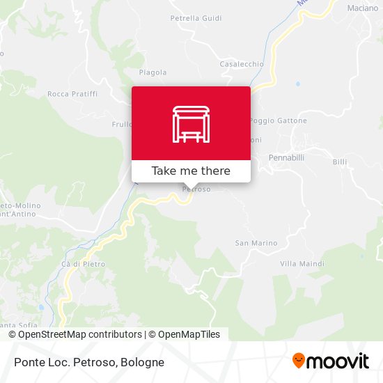 Ponte Loc. Petroso map