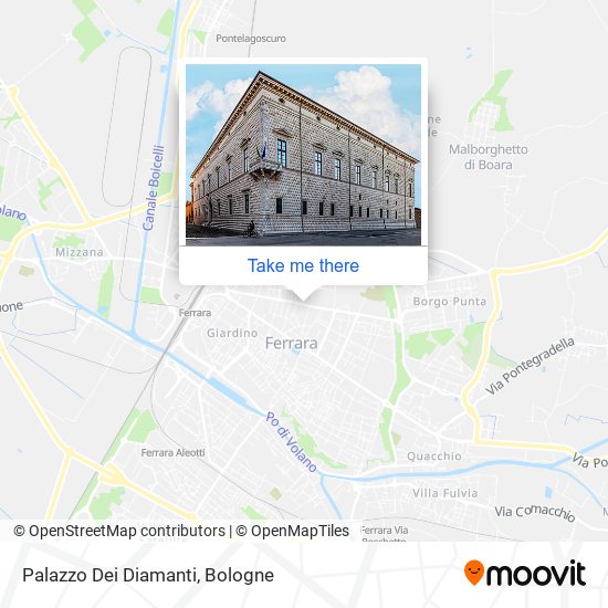 Palazzo Dei Diamanti map