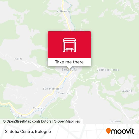 S. Sofia Centro map