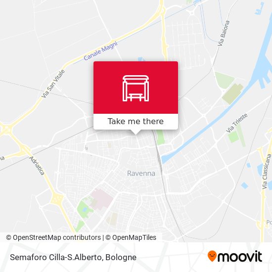 Semaforo Cilla-S.Alberto map