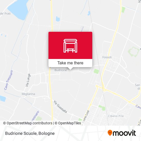 Budrione Scuole map