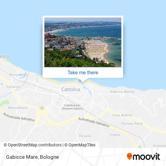 Gabicce Mare map