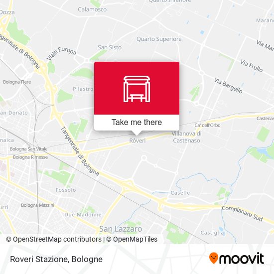 Roveri Stazione map
