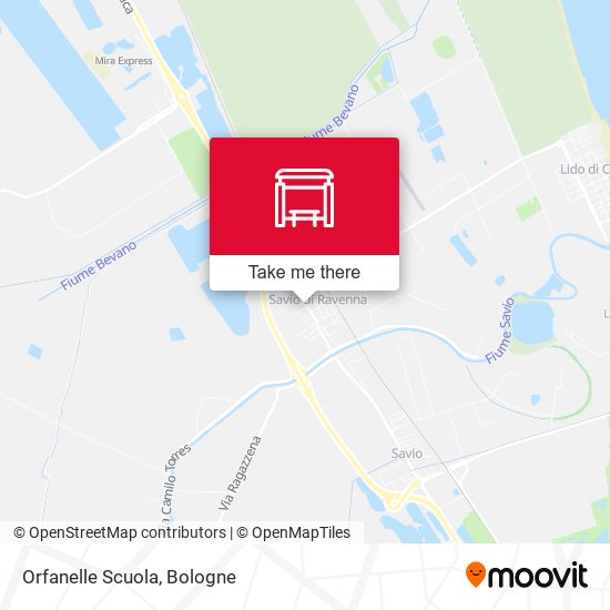 Orfanelle Scuola map