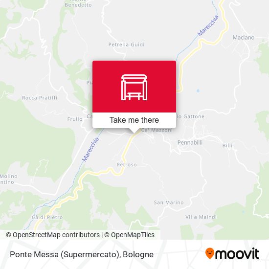 Ponte Messa (Supermercato) map