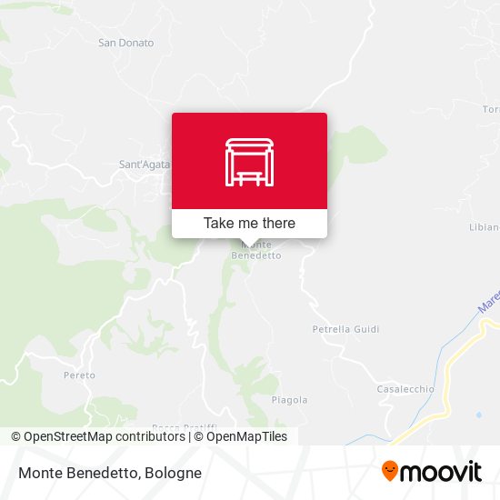 Monte Benedetto map