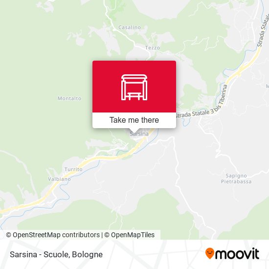 Sarsina - Scuole map
