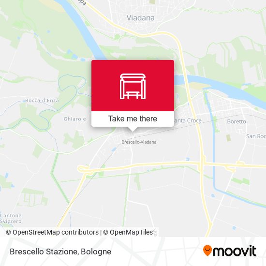 Brescello Stazione map
