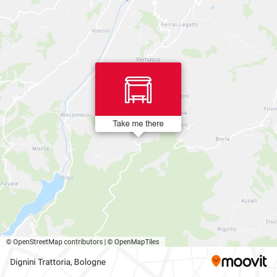 Dignini Trattoria map