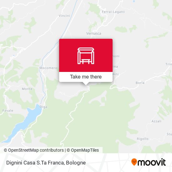 Dignini Casa S.Ta Franca map