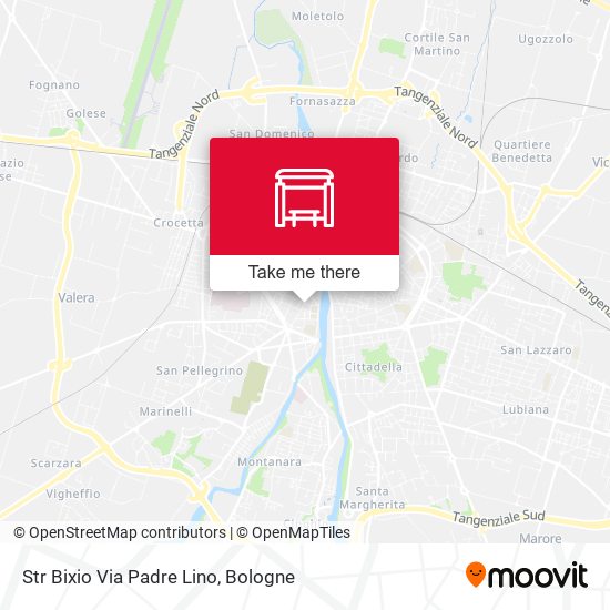 Str Bixio Via Padre Lino map