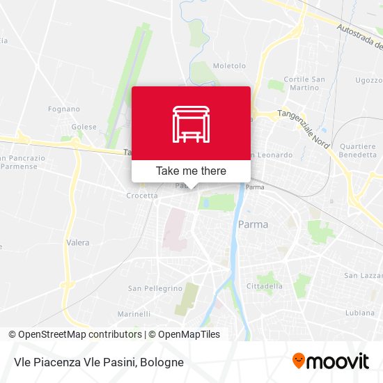 Vle Piacenza Vle Pasini map