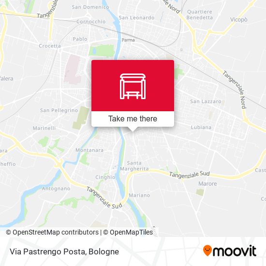 Via Pastrengo Posta map