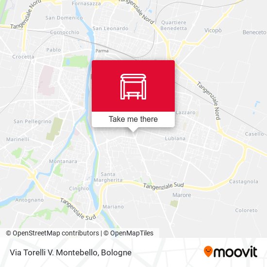 Via Torelli V. Montebello map