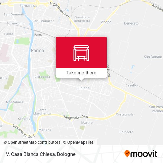 V. Casa Bianca Chiesa map