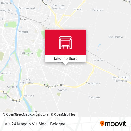 Via 24 Maggio Via Sidoli map