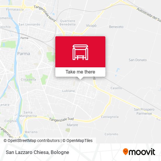 San Lazzaro Chiesa map