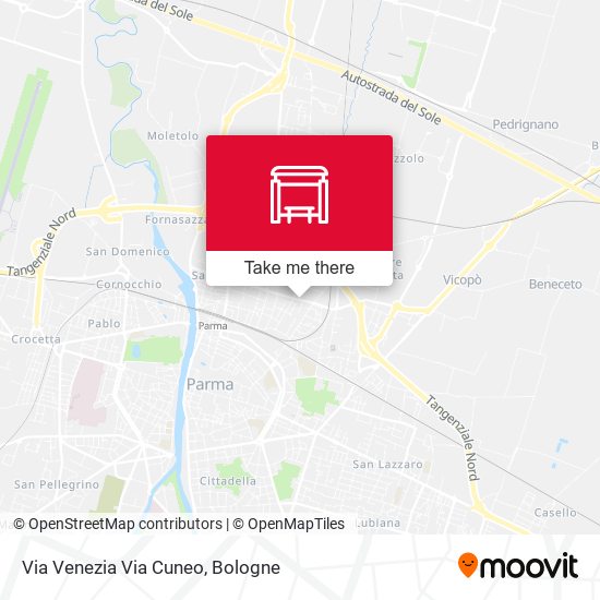 Via Venezia Via Cuneo map