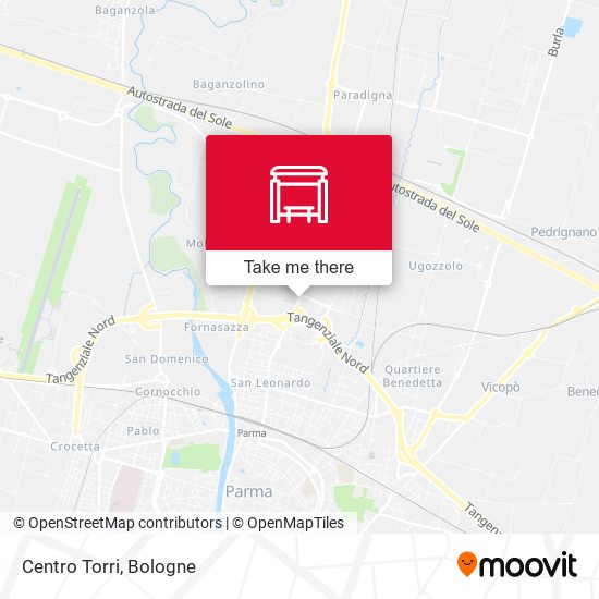Centro Torri map