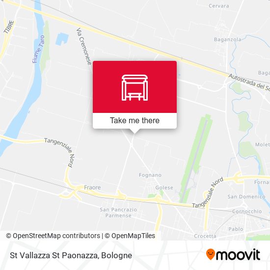 St Vallazza St Paonazza map