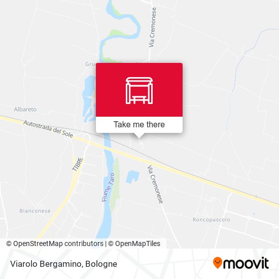 Viarolo Bergamino map