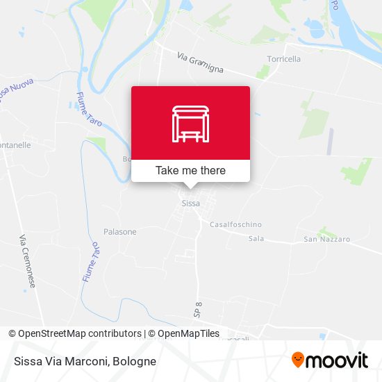 Sissa Via Marconi map