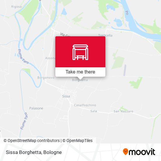 Sissa Borghetta map