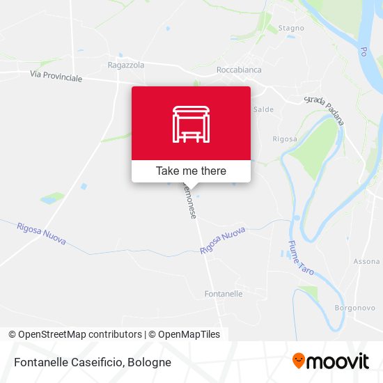 Fontanelle Caseificio map