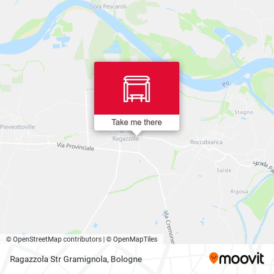 Ragazzola Str Gramignola map