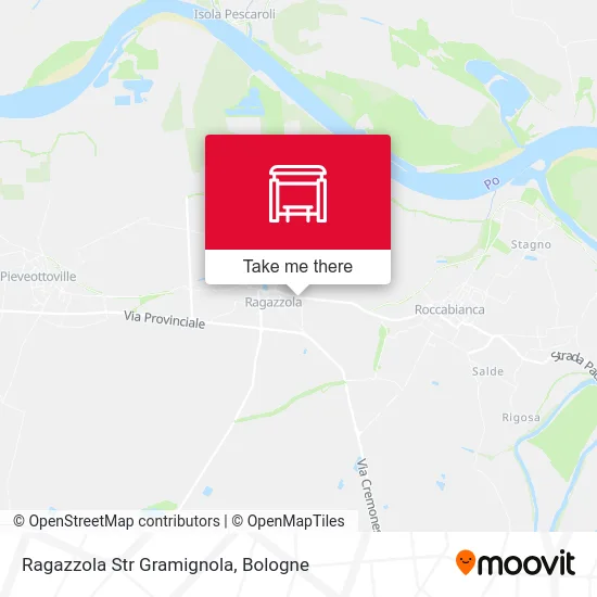 Ragazzola Gramignola Road map