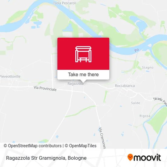 Ragazzola Gramignola Road map