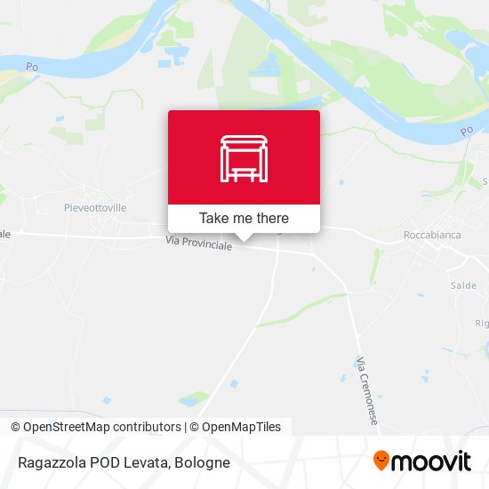 Ragazzola POD Levata map