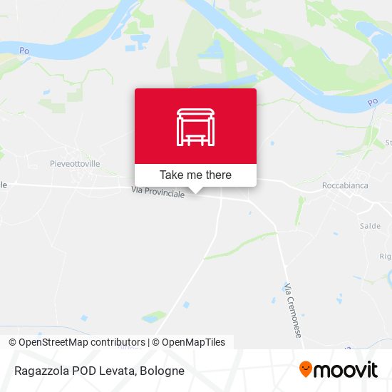 Ragazzola POD Levata map