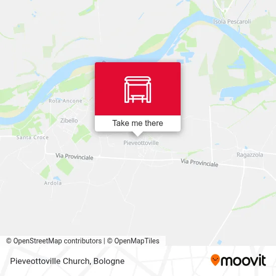 Pieveottoville Church map