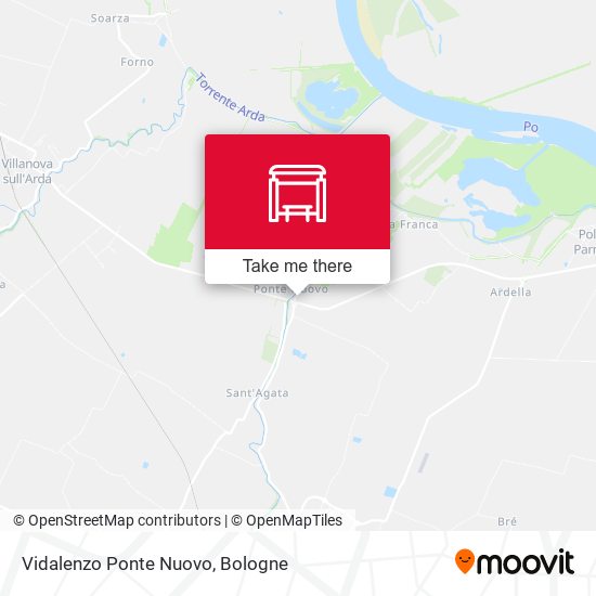 Vidalenzo Ponte Nuovo map