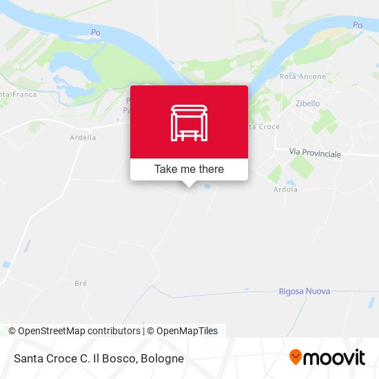Santa Croce C. Il Bosco map