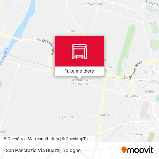 San Pancrazio Via Buozzi map