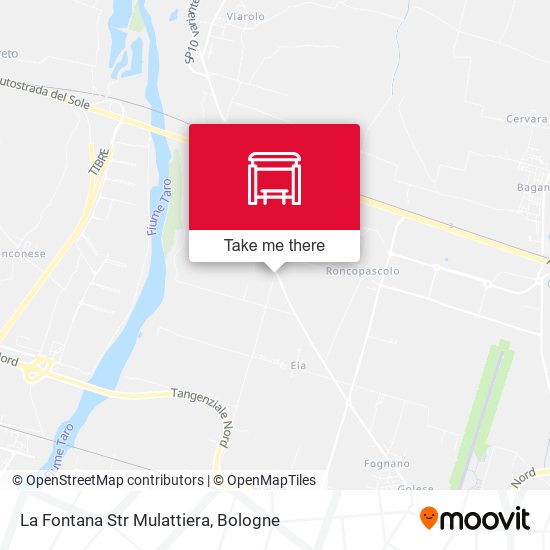 La Fontana Str Mulattiera map