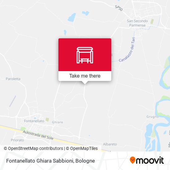 Fontanellato Ghiara Sabbioni map