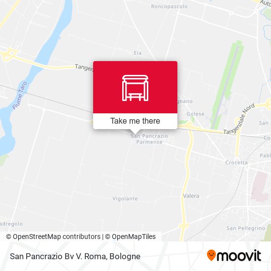 San Pancrazio Bv V. Roma map