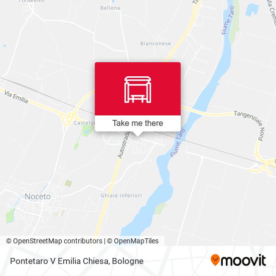 Pontetaro V Emilia Chiesa map