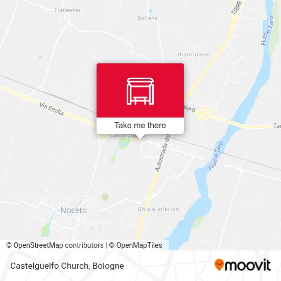 Castelguelfo Church map