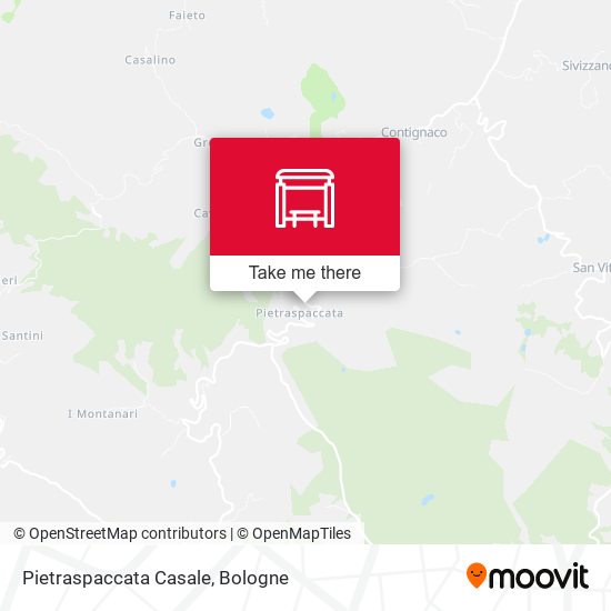 Pietraspaccata Casale map