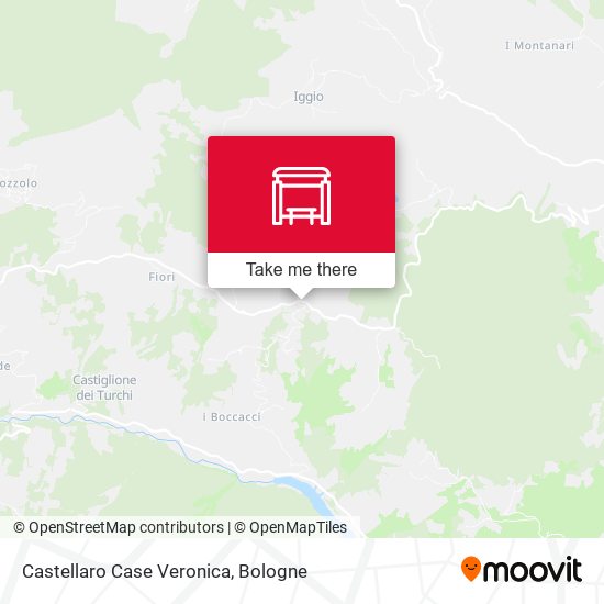 Castellaro Case Veronica map