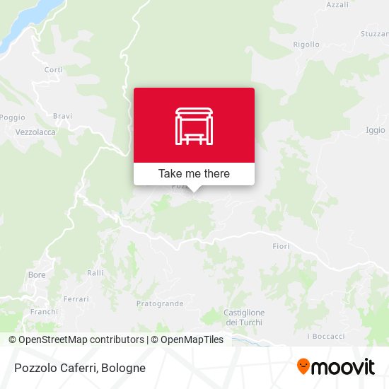 Pozzolo Caferri map