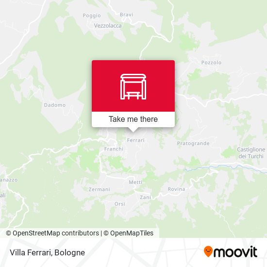 Villa Ferrari map